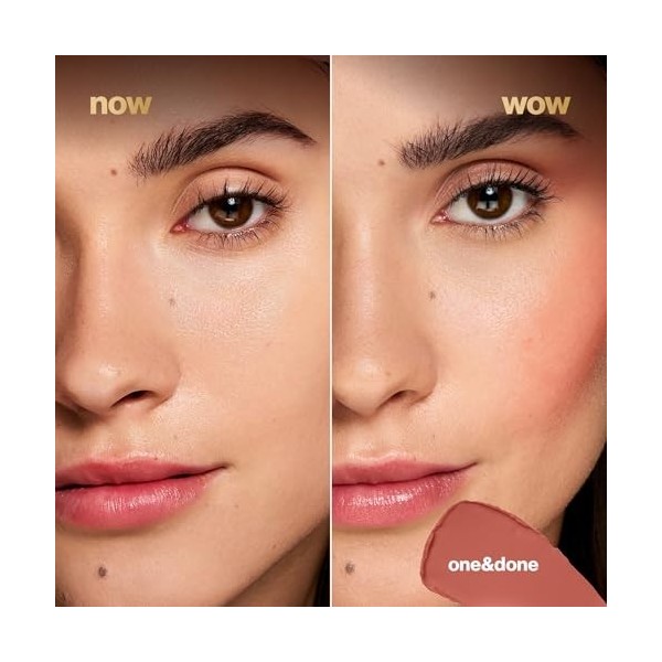 Max Factor Peinture pour joues Pop Art 2000 calories, bronzant One & Done 40, blush, formule crème à poudre, mate, finition f