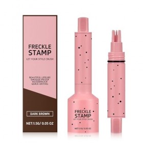 Étampe 5 Points & Stylo Fluide Micro-Poudre pour Taches de Rousseur, Tenue 24H Résistant à lEau Imperméable Anti-Dérapage, S