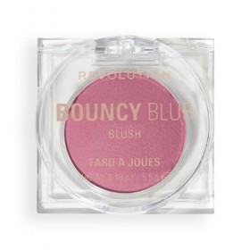 Revolution Bouncy Blur Blush, maquillage joues et lèvres, formule modulable à effet floutant, Blurry Rose, Végan et non testé