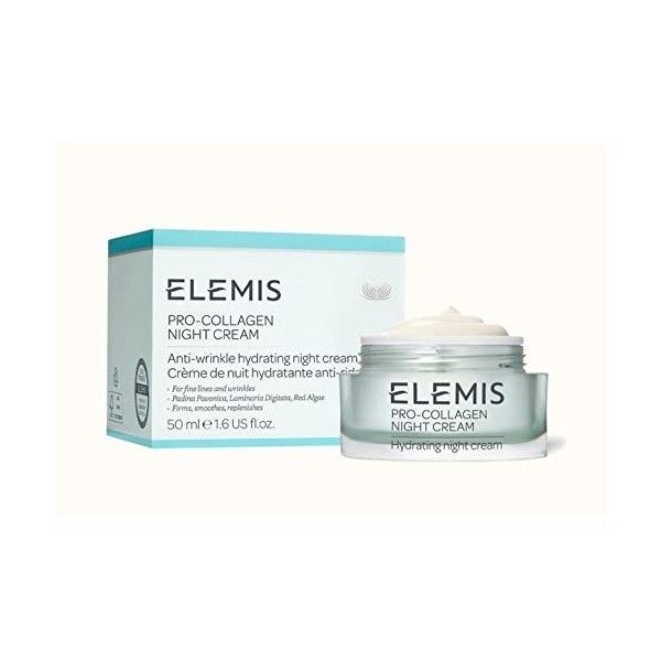 ELEMIS Ultime duo d’hydratation pro-collagène,crème anti-âge intensive jour et nuit, révèle une peau repulpée et plus ferme a