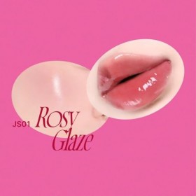 fwee Glowy Jelly Pot | Dewy Jelly Lip & Blush Color, Tinted Glow Jelly Balm, Dewy Buildable Finish – Rosy Glaze Dusty Rose 