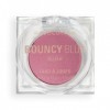 Revolution Bouncy Blur Blush, maquillage joues et lèvres, formule modulable à effet floutant, Blurry Rose, Végan et non testé