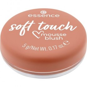 essence soft touch mousse blush, résultat instantané, naturel, mat 5g 