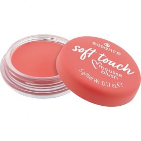 essence soft touch mousse blush, résultat instantané, naturel, mat 5g 