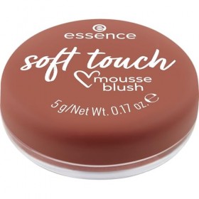 essence soft touch mousse blush, résultat instantané, naturel, mat 5g 