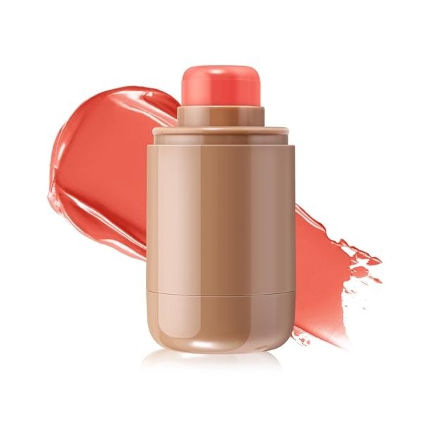 Boobeen Rouge à joues en crème de poche Multi Stick pour les lèvres et les joues Rouge à lèvres et joues Maquillage pour femm