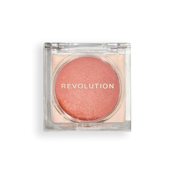 Revolution, Beam Bright Blush, Blush Poudre Facile à Estomper & Modulable, Effet Lumière pour Joues Radieuses, Végan & Sans C
