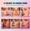Blush liquide, Blush crème en bâton - Maquillage crémeux pour les lèvres et les joues, teinte de peau modulable avec un éclat