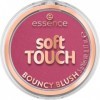 essence soft TOUCH BOUNCY BLUSH 20 electric peony, blush cream-to-powder, teinte rose joyeuse, fini mat, texture douce et soi