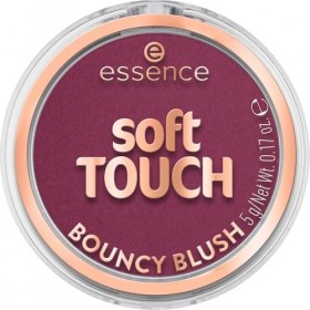 essence soft TOUCH BOUNCY BLUSH 40 roses in berry, blush cream-to-powder, teinte baie froide, fini mat, texture douce et soin