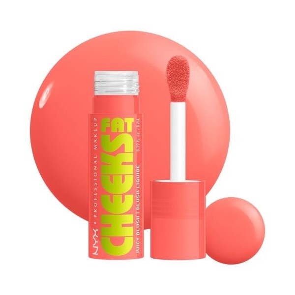 NYX Professional Makeup - Blush Liquide Illuminateur - Joues Pulpeuses et Colorées - Formule Vegan - 24H dHydratation - 12H