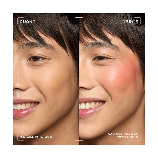 NYX Professional Makeup - Blush Liquide Illuminateur - Joues Pulpeuses et Colorées - Formule Vegan - 24H dHydratation - 12H