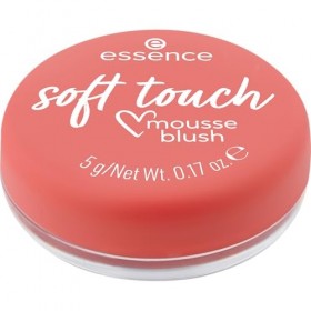 essence soft touch mousse blush, résultat instantané, naturel, mat 5g 