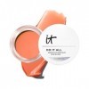 IT COSMETICS, Blush Crème + Bronzer 2 en 1 Confidence In A Sun Blush, Effet Bonne Mine, Autobronzant, Teint Glowy, À lAcide 