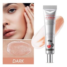 CC Cream - Crème Correctrice de Teint Maquillage Coréen SPF 25, Hydratant Teinté Léger et Correcteur, Tenue Longue pour un Éc