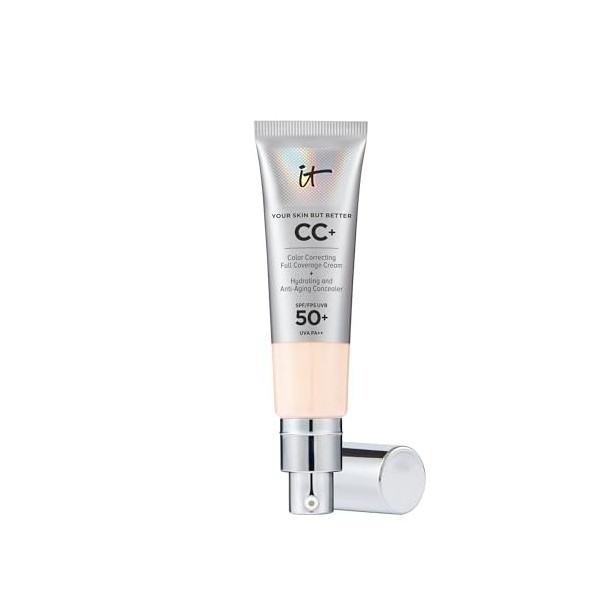 IT Cosmetics Your Skin But Better CC Cream SPF 50+ Crème multi-usages hautement pigmentée SPF 50 32 ml Crème de jour anti-âge