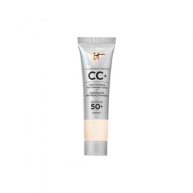 IT Cosmetics CC+ Crème, Fond de Teint Haute Couvrance SPF 50, Correcteur de Teint & Sérum Anti-Âge, Formulé avec Niacinamide 