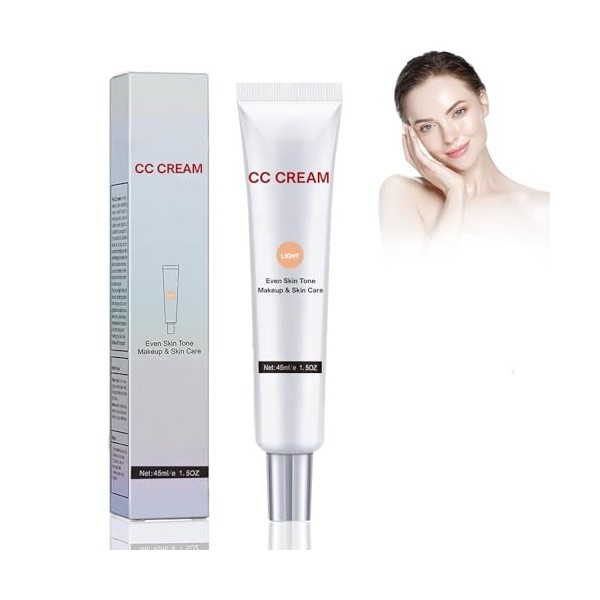 Crème CC Avec Centellas Asiatica, Crème CC Multi-usages, Correctrice De Couleur, Anti-cernes Hydratant Longue Tenue pour Le V