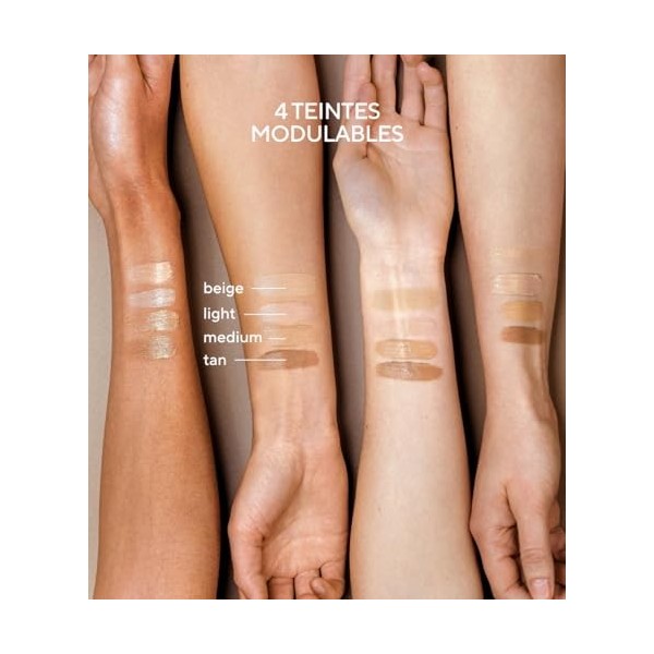 MÁDARA Organic Skincare | CITY CC Hyaluronic CC crème anti-pollution SPF 15, TAN, 40 ml - Avec acide hyaluronique et protecti