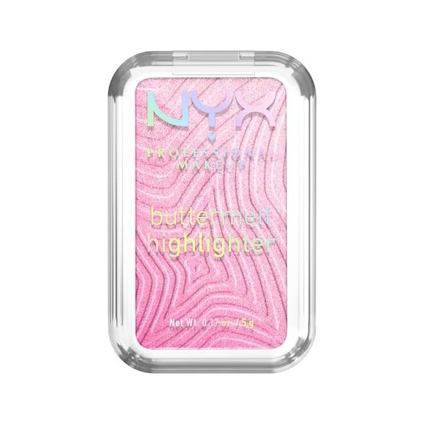 NYX PROFESSIONAL MAKEUP - Highlighter en Poudre - Enrichi en Beurre de Mangue, Beurre dAmande & Beure de Karité - Texture Fo