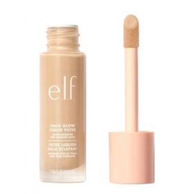 e.l.f. Halo Glow Liquid Filter, booster de teint pour un effet flouté éclatant, à lacide hyaluronique, vegan et sans expérim