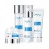 WIS Ensemble de soins de la peau hydratants, Ensemble de soins de la peau avec nettoyant pour le visage, toner, lotion, crème