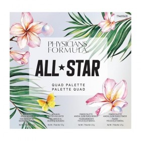Physicians Formula All Star Quad Palette, Palette de Maquillage avec Poudre Bronzante, Enlumineur et Poudre pour le Visage, A
