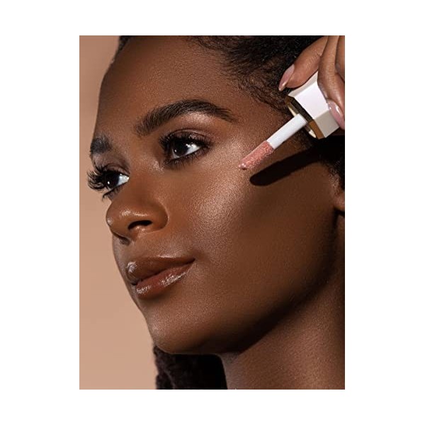 SHEGLAM Glow Bloom Surligneur liquide imperméable longue durée avec finition rosée scintillante – Brunch Bellini