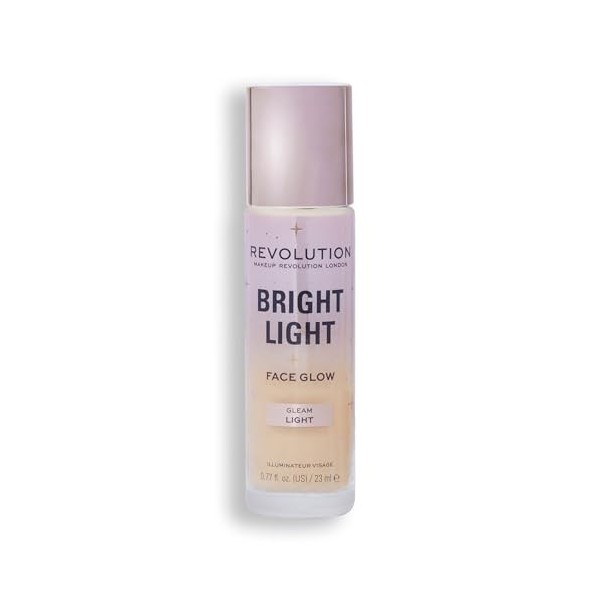 Revolution Bright Light Face Glow, Lueur Éclatante pour le Visage, Teint Lumineux, Lueur Légère Lot de 2