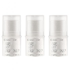 essence BABY GOT DIAMOND stick de mise en valeur, Argent, brillant, radieux, scintillant, étincelant, vegan, sans parfum, san