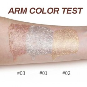 MEPHILIMIA Body Glitter Oil - Huile à paillettes pour le corps - Enlumineur liquide - Brillance - Brillance - Brillance - Maq