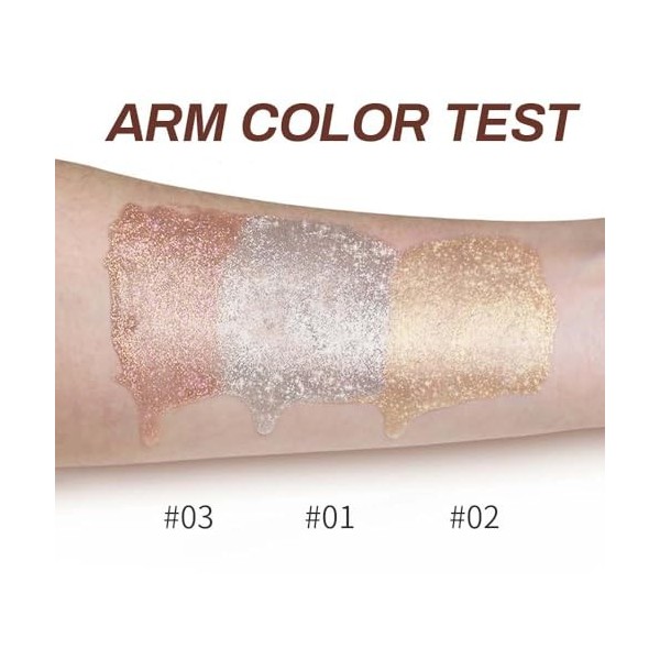 MEPHILIMIA Body Glitter Oil - Huile à paillettes pour le corps - Enlumineur liquide - Brillance - Brillance - Brillance - Maq