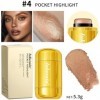 Face Glow Highlighter Stick - Matte Cream Highlighter Stick 04, couleur 04 