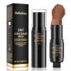 LAXISCREED Contouring Maquillage Stick 2 en 1 avec Pinceau, Crayon Bronzer Imperméable et Naturel, Longue Durée pour Visage, 