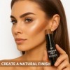 LAXISCREED Contouring Maquillage Stick 2 en 1 avec Pinceau, Crayon Bronzer Imperméable et Naturel, Longue Durée pour Visage, 