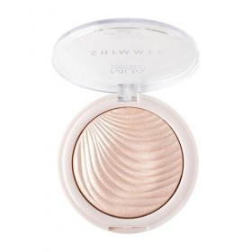 MUA Makeup Academy Poudre surlignante Shimmer, soie dhuître – Finition brillante hautement pigmentée, 8 g