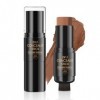 2 In1 Crème Bronzante Stick Avec Pinceau,Contour Stick Maquillage,Visage Eclaircit Crayon Ombres,pour Joues Yeux Lèvres Types