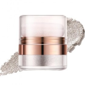 Polvo De Hadas Poudre de surligneur argentée Paillettes pour le corps Poudre de fée Paillettes Imperméable à leau Paillettes