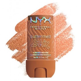 NYX Professional Makeup Buttermelt Highlighter Stix - Stick onctueux - Effet glowy - Texture ultra-fondante - Tenue 8H - Fini