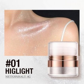 Polvo De Hadas Poudre de surligneur argentée Paillettes pour le corps Poudre de fée Paillettes Imperméable à leau Paillettes