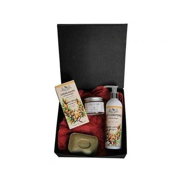 Coffret cadeau huile dargan- Tout pour le corps et le visage. Anti âge, anti vergetures, hydratant, anti-acné. Idéal pour of