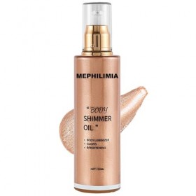 MEPHILIMIA Illuminateur liquide pour le corps - 100 ml - Huile chatoyante liquide - Illuminateur pour le corps - Huile chatoy