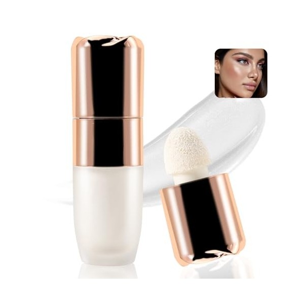 Boobeen Face Liquid Highlighter, bronze scintillant de longue durée, résistant à leau, surligneur crème soyeux, scintillemen