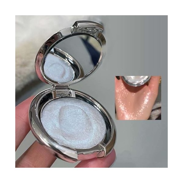 KARLOR Highlighter Palette de maquillage pour le visage - Poudre à paillettes - Brillance - Diamant - Maquillage brillant - B