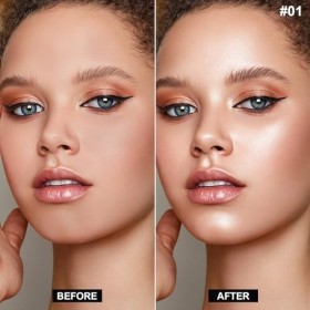 Boobeen Face Liquid Highlighter, bronze scintillant de longue durée, résistant à leau, surligneur crème soyeux, scintillemen