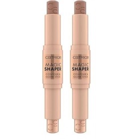 Catrice | Magic Shaper Contour & Glow Stick | Contour mat 2 en 1 et surligneur scintillant | Maquillage façonnant et éclairci