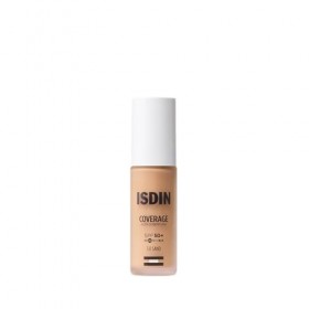 ISDIN Coverage 3.0 Sand SPF 50+ 30 g | Fond de Teint à Très Haute Protection Solaire | Non Comédogène | Convient à Tous les