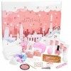 BRUBAKER Cosmetics - Calendrier de lAvent/Noël 2023 - Contient 24 Produits de Bain & Beauté - Coffret XXL de Bien-être - Idé