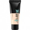 Maybelline New-York - Fond de teint Fluide Fit Me Matte & Poreless - Peaux normales à grasses - Teinte : 95 Porcelaine Claire