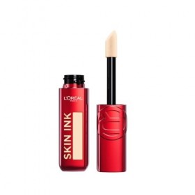 LOréal Paris - Encre de Teint Skin Ink - Fond de teint correcteur à la couvrance modulable - Tenue Semi-Permanente - Fini Na